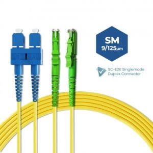 SC/UPC-E2K/APC Single mode Duplex Fiber Optic Patch Cable 3M 5M 10M 15M 20M